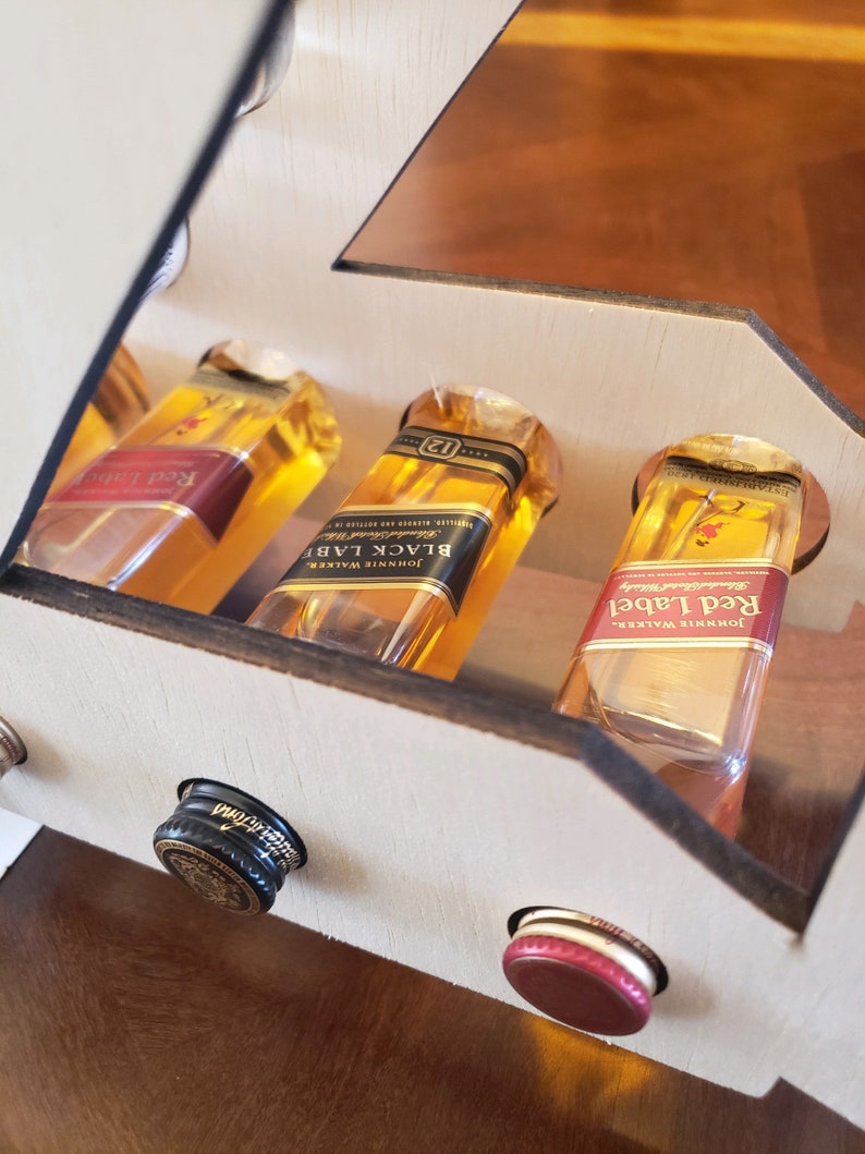 Birthday Mini Liquor Bottle Holder 21st Birthday Any Etsy