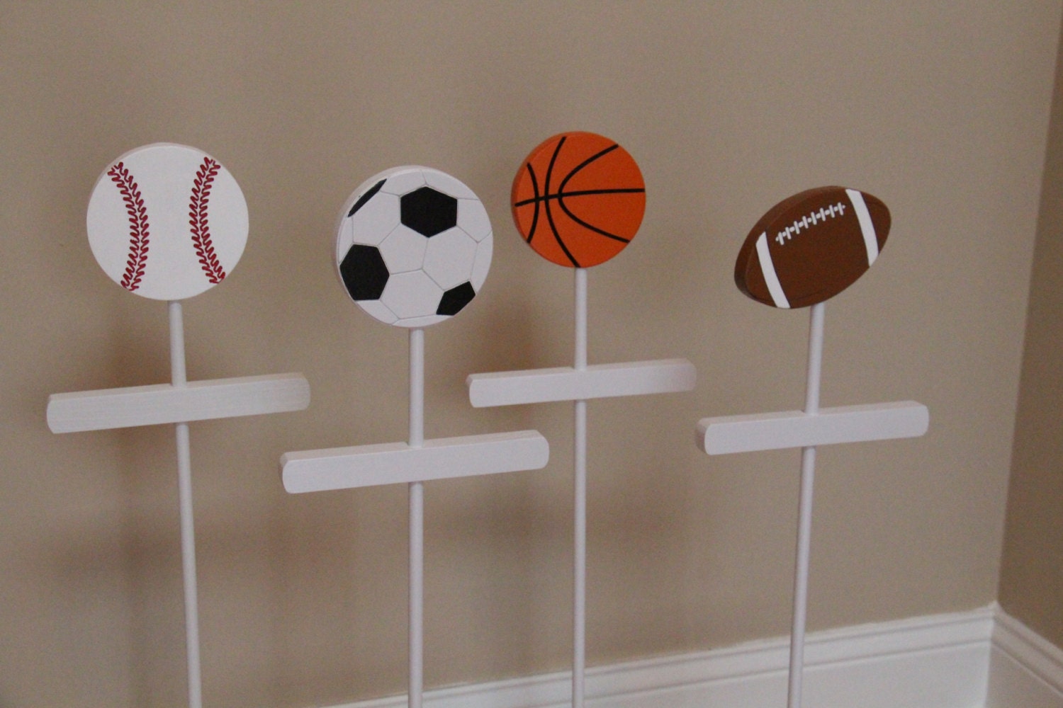Set of Sports Clothes Hanger Baby Shower Centerpiece Etsy