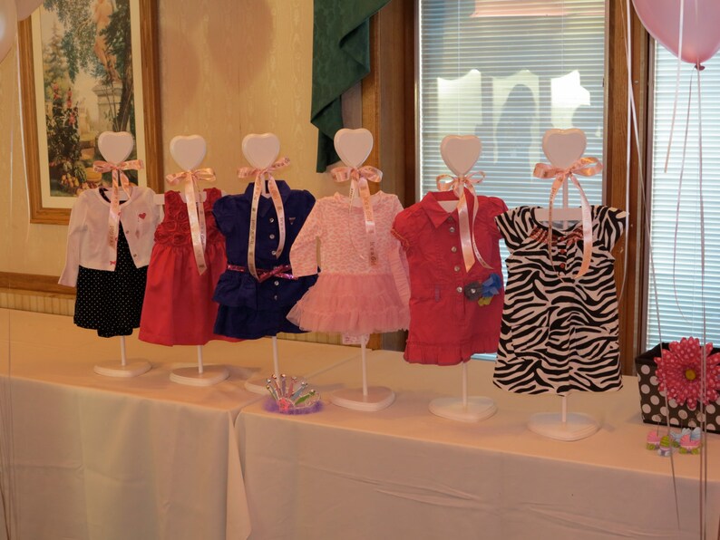 Dress Hanger Baby Shower Centerpiece stacey Stands Etsy