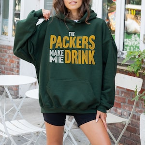 Green Bay Unisex Plush Hoodie Funny Football Packers Game Day Shirt for Men Women