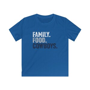 Family Food Dallas Football Youth Tshirt