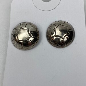 Small Star Dome Earrings