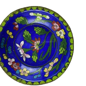 Very Early 20thc Cloisonne Trinket Dish