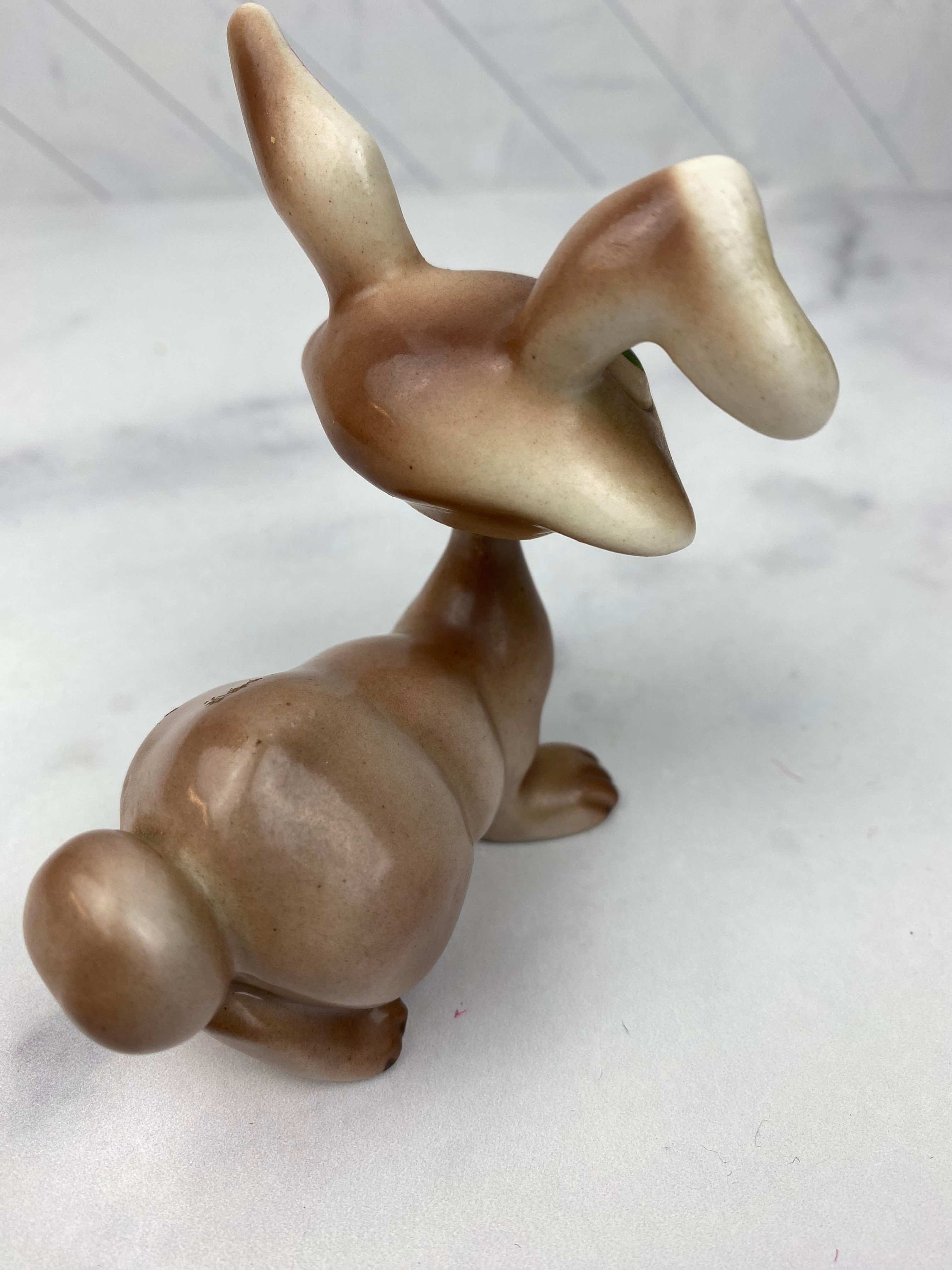1940s Ceramic Bobblehead Rabbit - Etsy