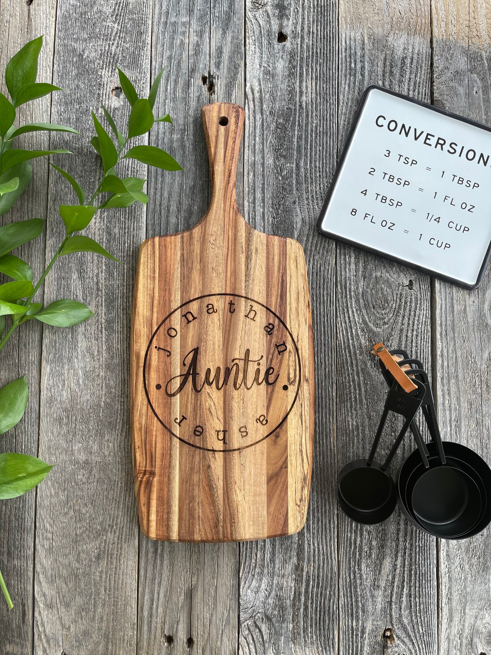 Personalized Cutting Board Charcuterie Kitchen Decor Etsy