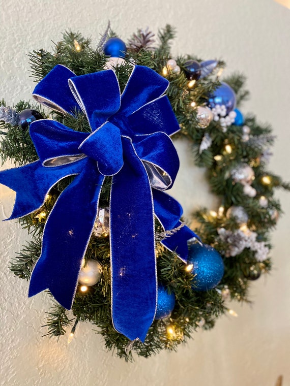 18 inch battery top operated christmas wreath