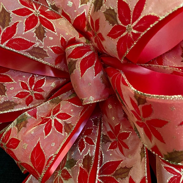 Christmas Tree Bows Etsy