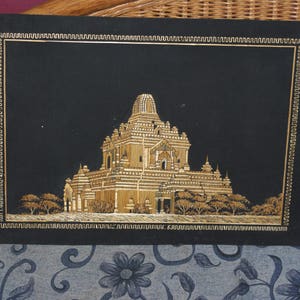 Wonderful Wood Reed Thai depiction of Ayutthaya Temple
