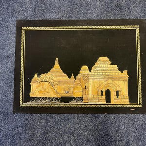 Wonderful Wood Reed Thai depiction of Ayutthaya Temple