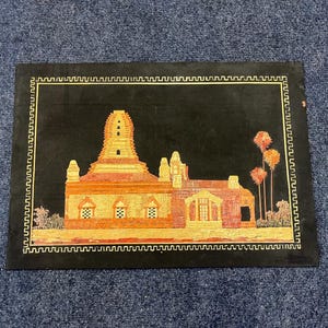Wonderful Wood Reed Thai depiction of Ayutthaya Temple