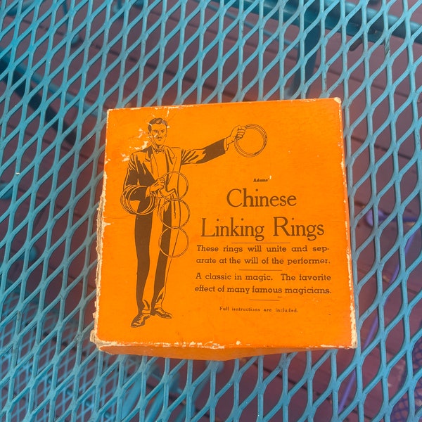 Cool Mid Century Chinese Linking Rings Game
