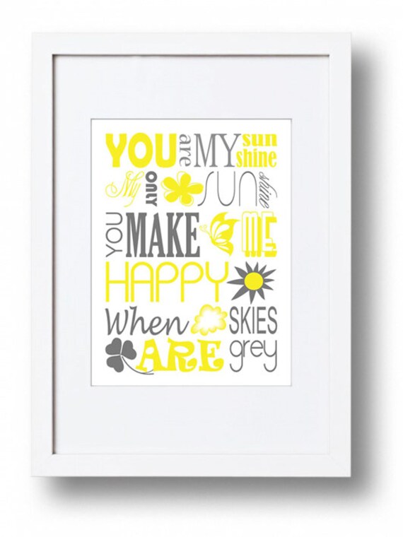 Items similar to Personalized Print for Nursery Room Decor You Are My