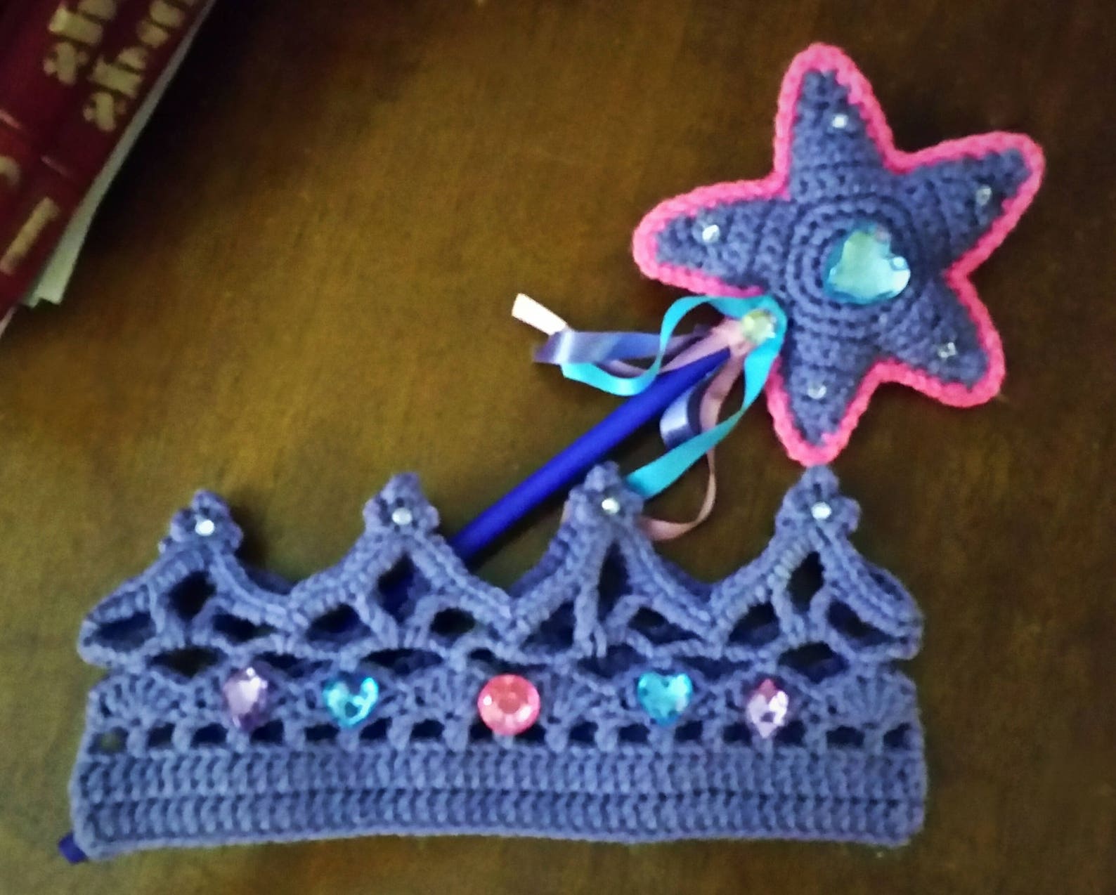 Princess Crown & Wand Etsy