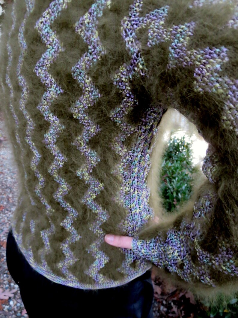 Anny Blatt Hand-Knitted French Angora Sweater Ooh La La image 5