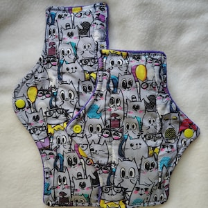 Cats Reusable Cloth Menstrual Pad | menstrual pad | reusable | cloth pad | period pad | womens health | reusable pad |