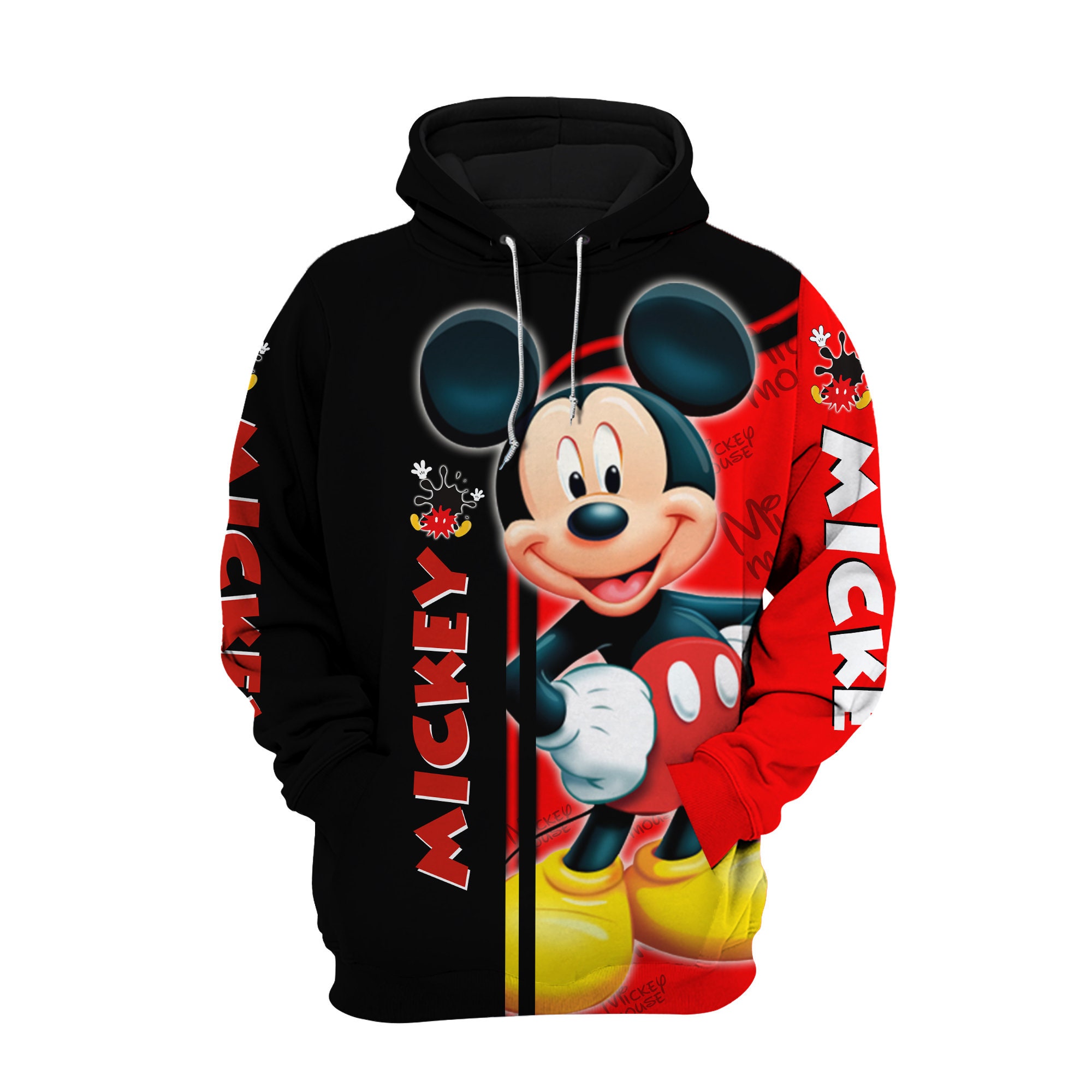 Discover Mickey Hoodie | Mickey Mouse Disney 3D Hoodie