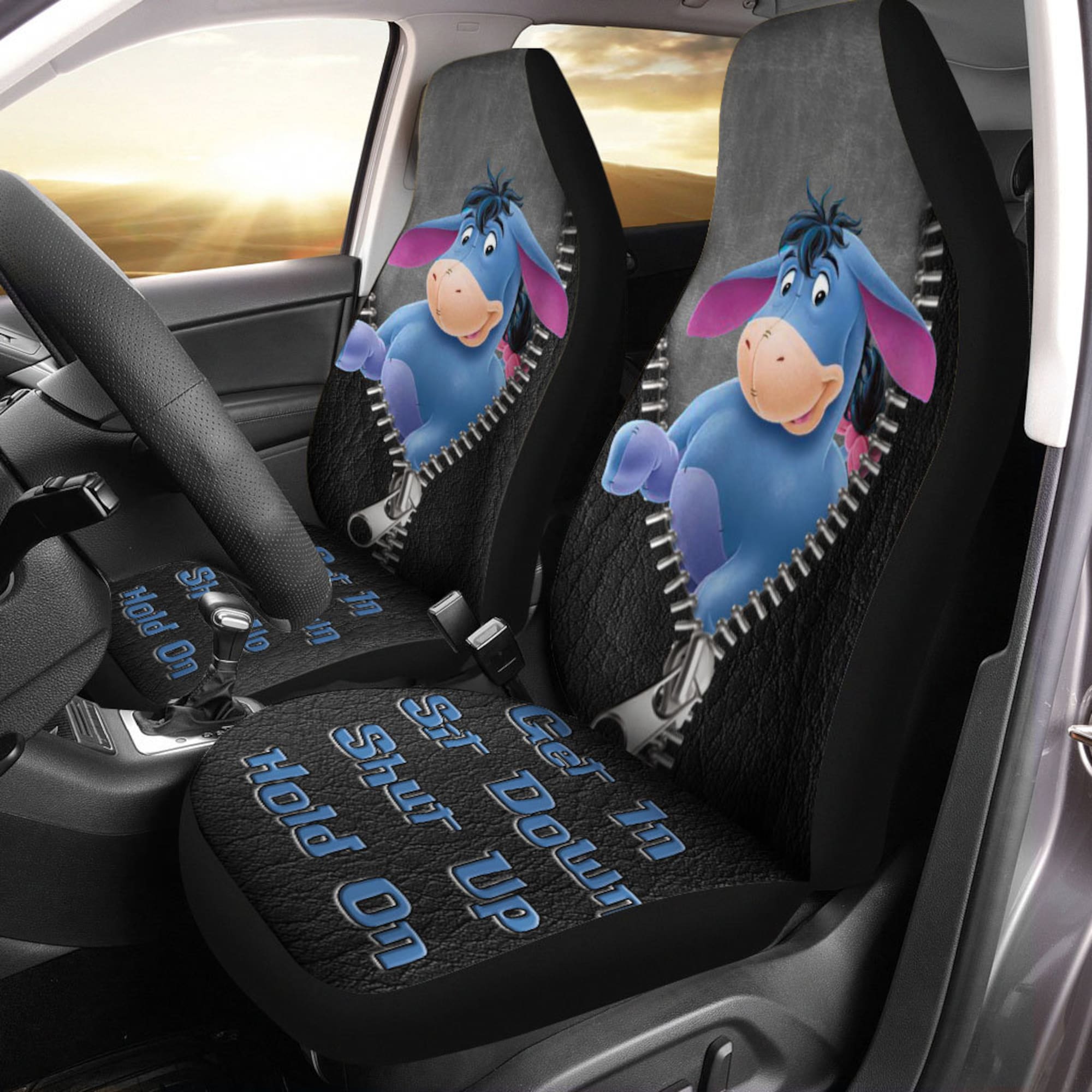 Eeyore Donkey Car Seat Covers