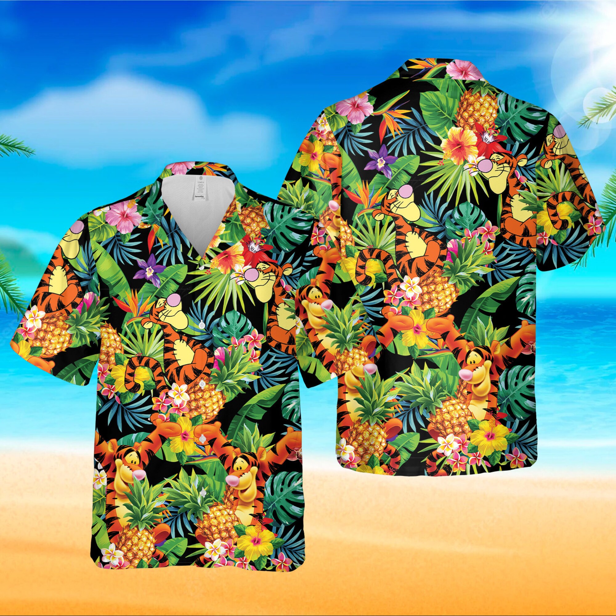 Tigger Disney Hawaiian Shirts Tigger Disney Hawaiian Shirts
