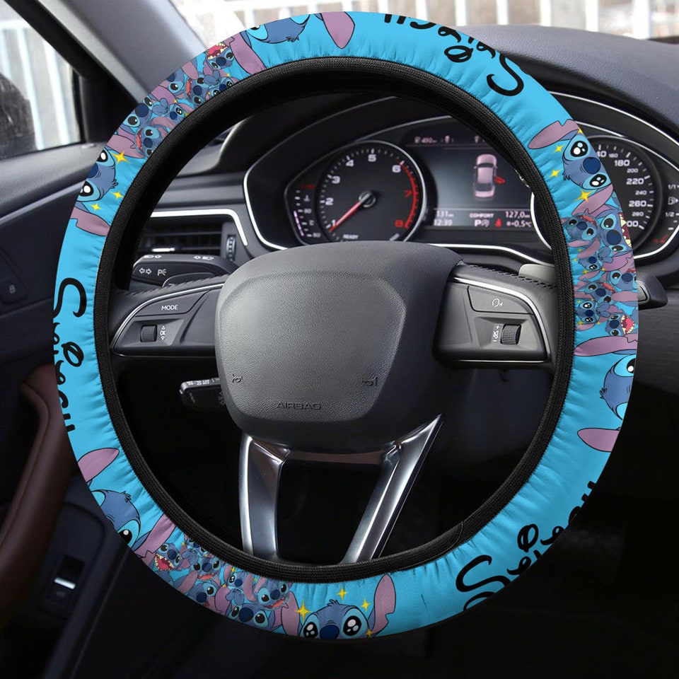 Steering wheel outlet covers blue
