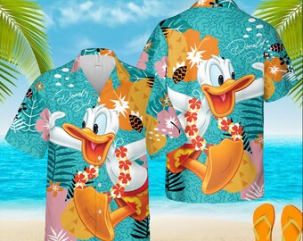 Donald Duck Hawaiian Shirt - Etsy