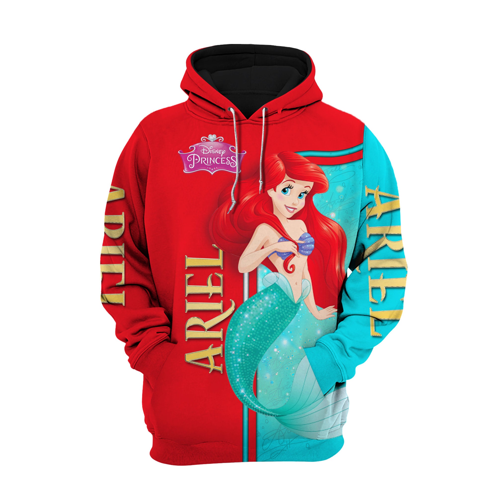 Discover Ariel Mermaid Disney Hoodie