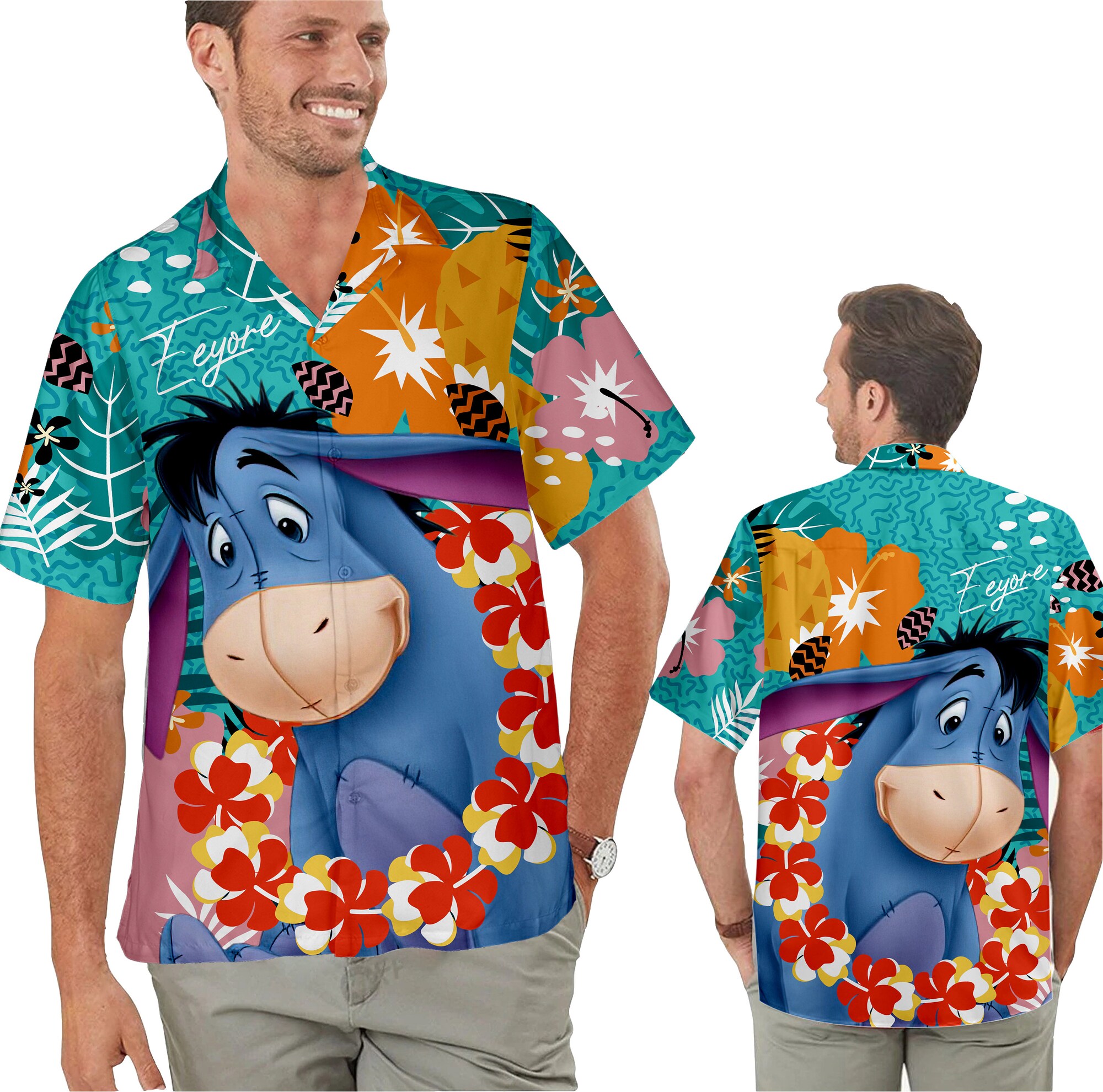 Eeyore Esel Hawaiian Shirts Eeyore Esel Hawaiian Shirts