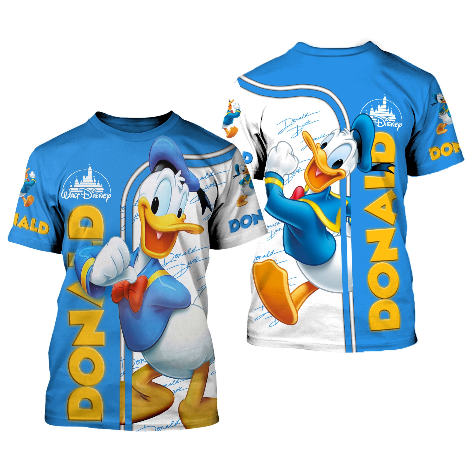 Discover Donald Duck Disney Cartoon 3D T-Shirt