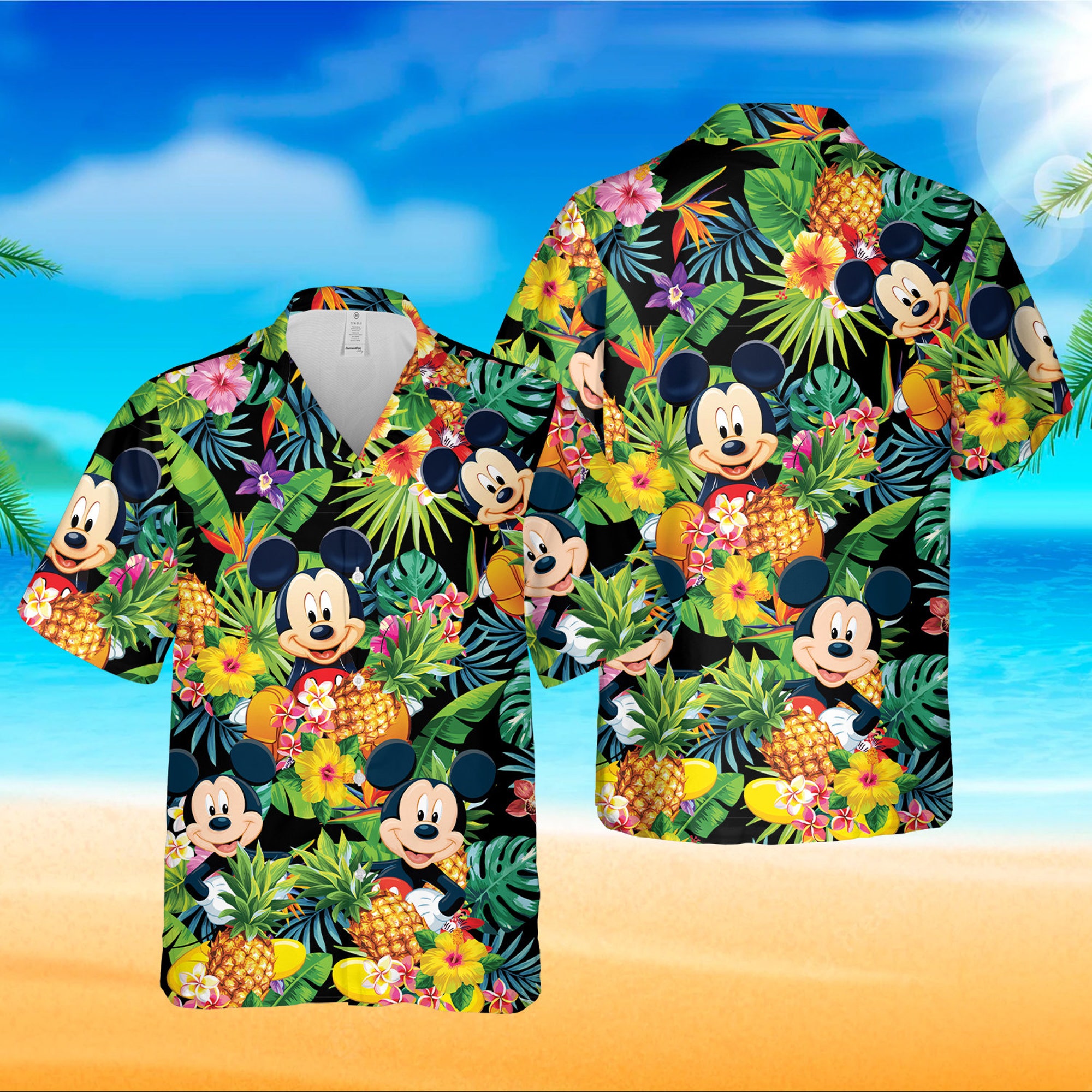 Disney Hawaii ommer Strand ReiseHawaiian Shirt Disney Hawaii ommer Strand ReiseHawaiian Shirt
