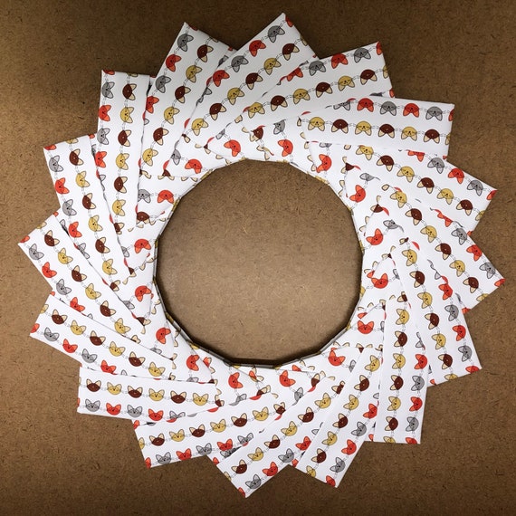 Origami Cat Head Wreath
