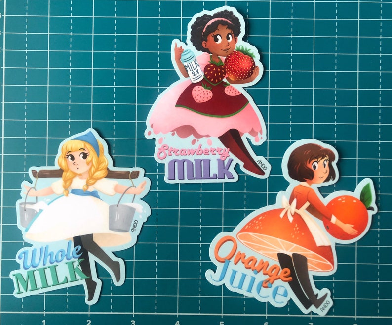 Beverage Themed Vinyl Stickers - Etsy