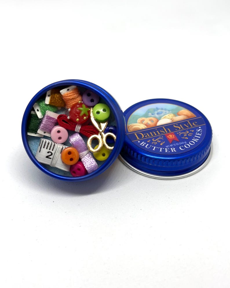 Cookie Tin Sewing Kit