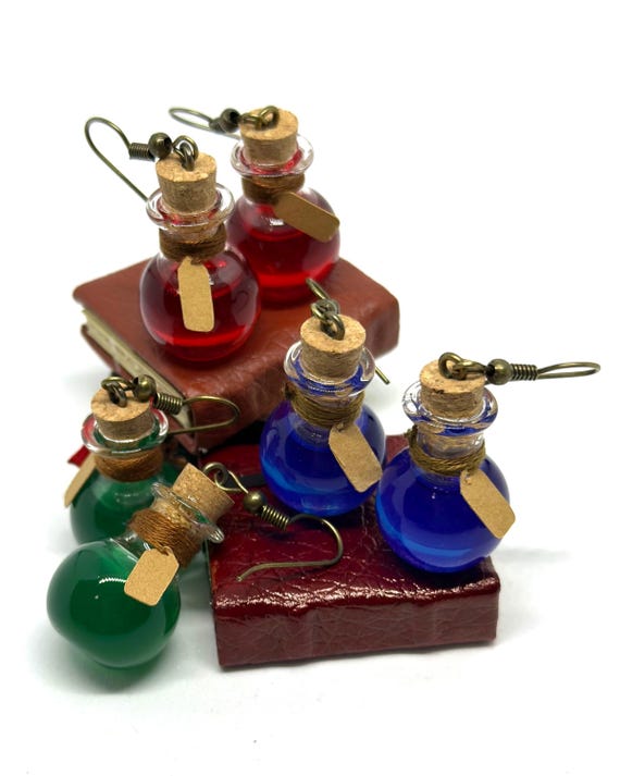 Potion Bottle Earrings
