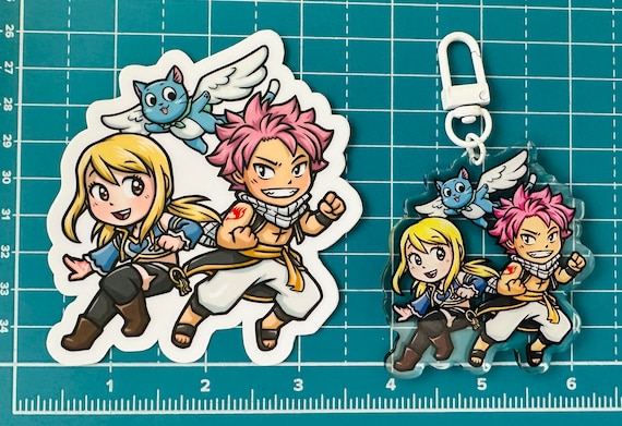 Fairy Tail and Eden's Zero Keychain & Sticker - Etsy