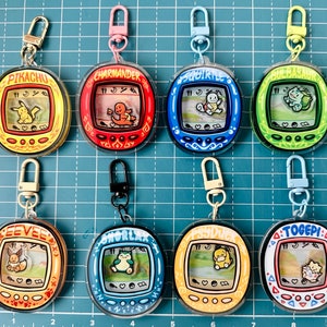 Virtual Pet Shaker Keychains
