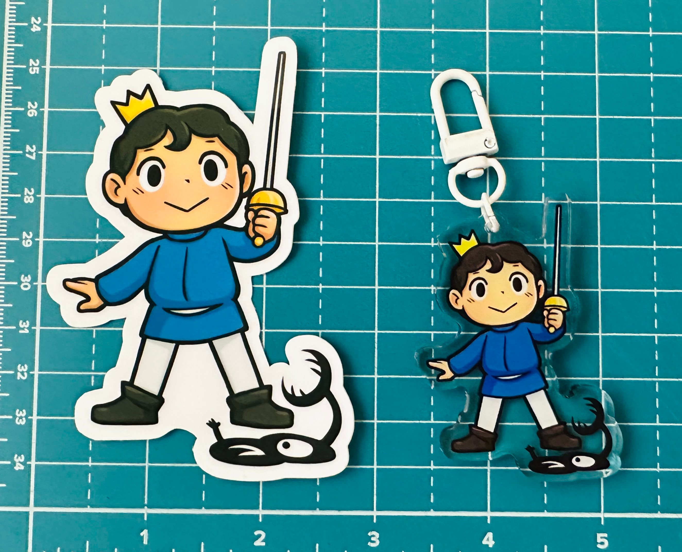 BOJJI & KAGE Hard Enamel Pins Fanart From Ranking of Kings 