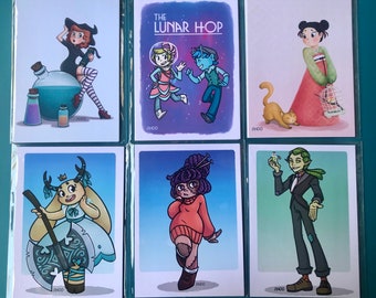 5x7 Art Prints: Original Art Set 1