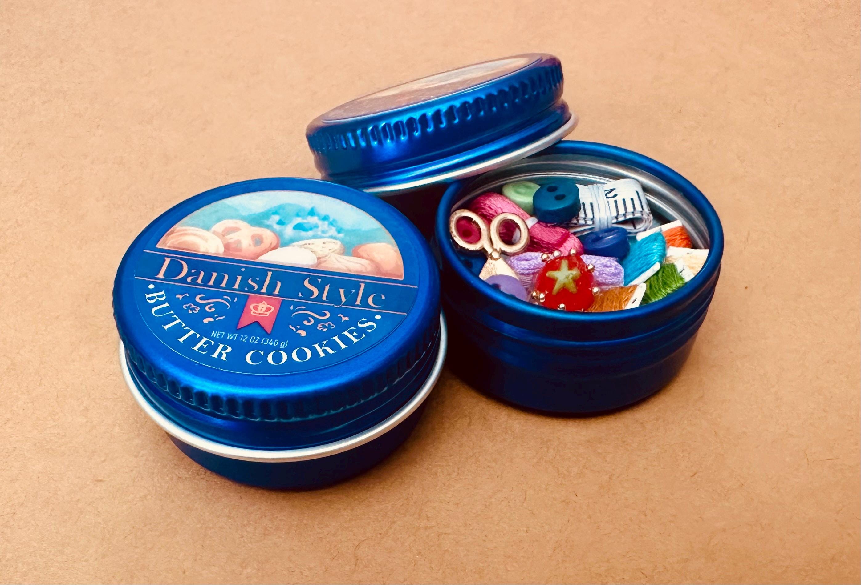 Cookie Tin Sewing Kit