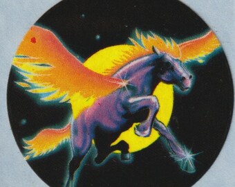 Vintage Lisa Frank Sticker UNICORN Sticker #4