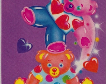 Naklejka Lisy Frank z 1982 roku w stylu vintage