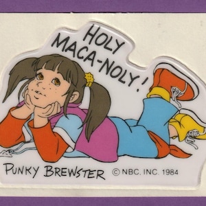 RARIGER Vintage 1980s Punky Brewster Aufkleber #3