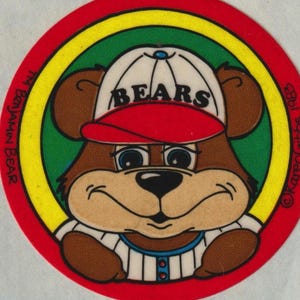 Vintage 1980’s Benjamin Bears By Karen Gibbs Sticker Module #5