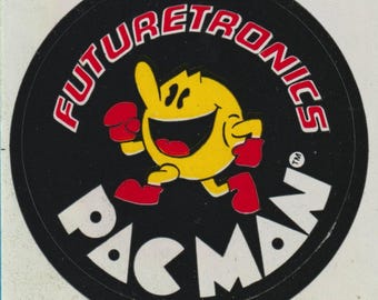 ヴィンテージ 1980年代 パックマン ステッカー FUTURETRONICS