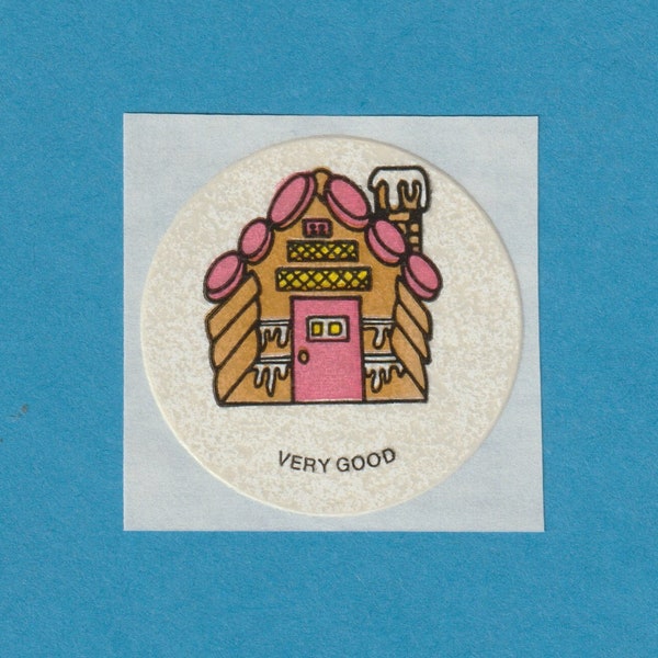 Vintage 1982  CTP Scratch & Sniff Sticker GINGERBREAD #3