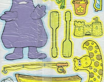 80s ヴィンテージ セル画 マクドナルド アート オリジナル 非売品 額なし 1980年代のヴィンテージマクドナルドステッカー - Etsy 日本