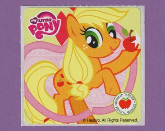 Vintage My Little Pony Smile Makers Scented Sticker APPLE #2