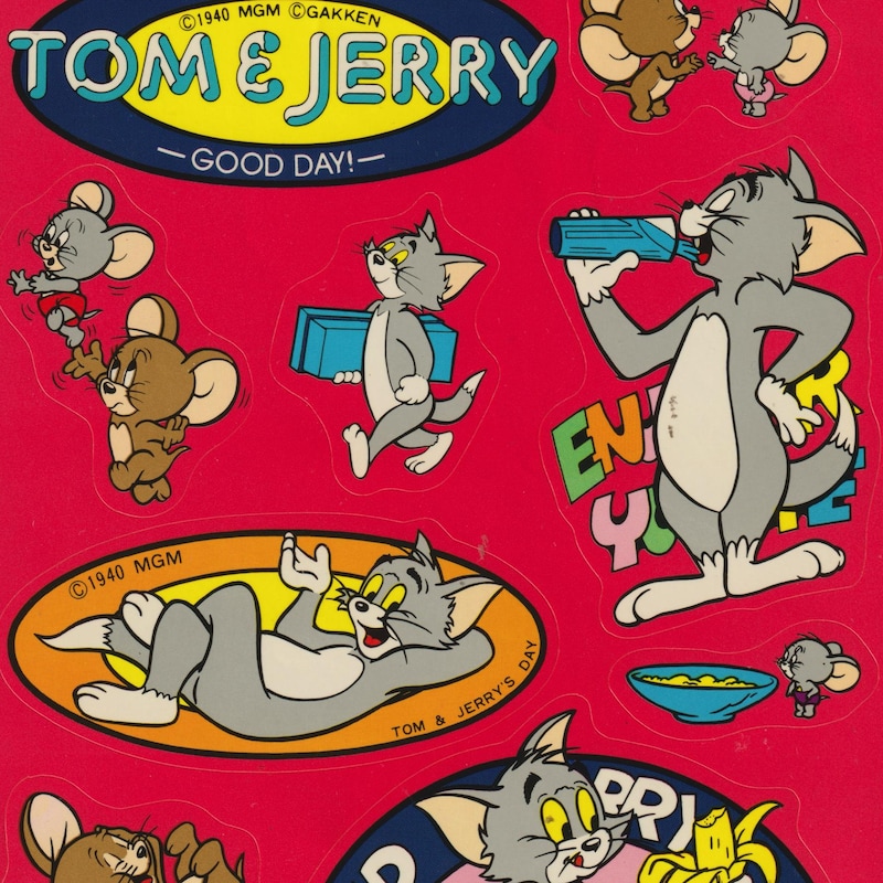 Tom Vector Sticker Tom and and Jerry Stickers - Etsy