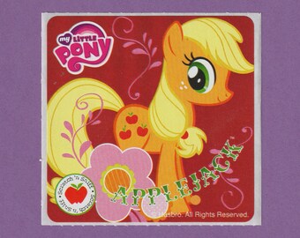 Vintage My Little Pony Smile Makers Scented Sticker APPLE #4