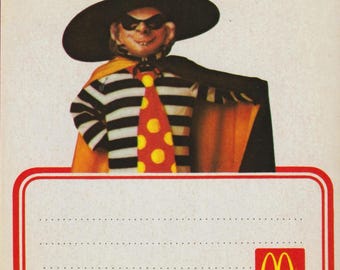 マクドナルドのコレクターズアイテム、ハンバーグラー、ロード