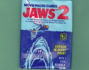 NO gum / wax stains 59 cards 1978 Topps JAWS II Complete Trading Card Set 