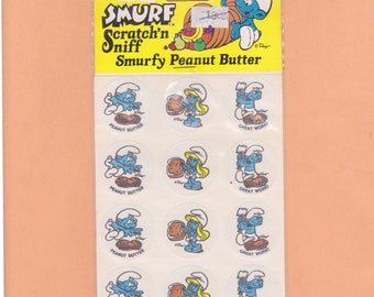 PUFFY SMURF Stickers 3"x 6.5" Sticker Sheet PUFFY SMURF Stickers 3"x 6.5" Sticker Sheet